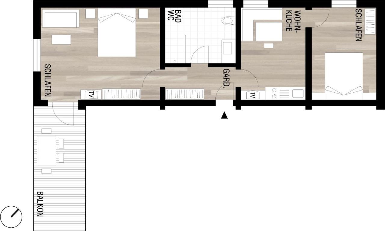 Haus Gueatli Apartment Gaschurn Exterior foto